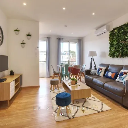 Le Stravinsky ~ Climatisation ~ Parking ~ Balcons Apartman Béziers